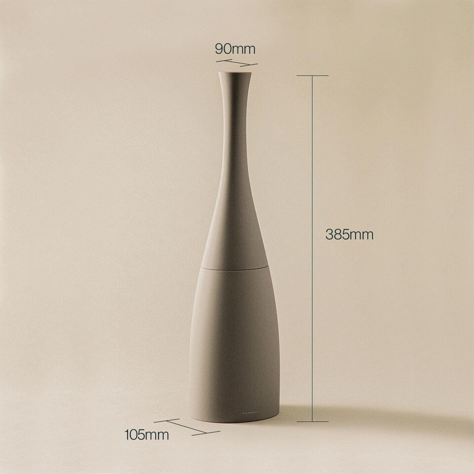 image 1 of COSMIC Toilet brush & holder, Pale sand,, Soft-finish coating, Saku Collection