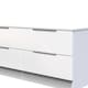 image 5 of Lucca 4 Drawer Bed Box in White Gloss & White (Ready Assembled) | White | White Gloss & White