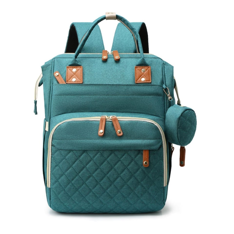 image 1 of Multifunctional Maternity and Baby Backpack for Outings | Green | Green