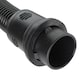 image 2 of SPARES2GO Stainless Steel Hose for Vax 2000 Series Vacuum Cleaner (4 Lug Fitting) Black