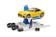 image 3 of Bruder bworld Car Service Centre BRUDER Roadster Detailed Vehicle & Playset Model