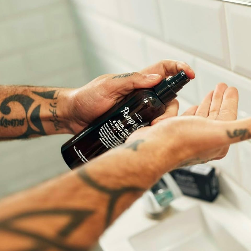 image 1 of Pomp & Co Hair Face and Body Wash 100ml