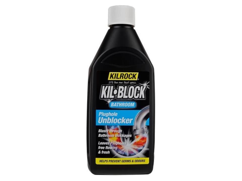 Kilrock Kil-Block Bathroom Plughole Unblocker 500Ml