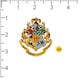 image 2 of Harry Potter Deluxe Hogwarts Crest Stickers (Pack of 100) - Multicoloured - One Size