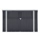 image 4 of Groundlevel Extra Large Galvanised Metal Garden Storage Shed Lockable Door
