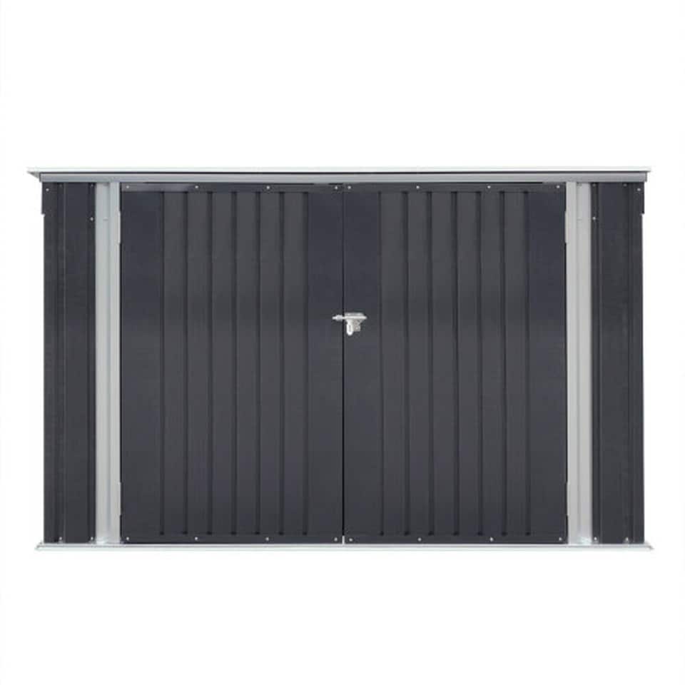 image 1 of Groundlevel Extra Large Galvanised Metal Garden Storage Shed Lockable Door