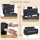image 7 of Yaheetech Modern 2 Seater Sofa Couch for Small Space-Dark Grey