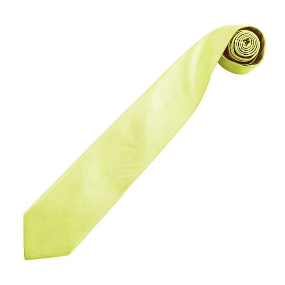 image 1 of Premier Mens Colours Fashion Tie - Lime - One Size