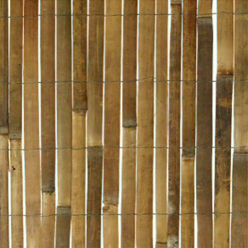 image 1 of Primrose Bamboo Slat Natural Garden Fence Screening Roll Privacy W4m x H1.5m
