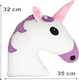 image 2 of Desire Deluxe Unicorn Emoti Cushions 37cm Novelty Soft Plush Toy for Kids - Round Cute Stuffed Funny Smile Face Emoticon Unicorn Pillow for Boys & Girls