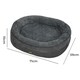 image 2 of Skylos Orthopedic Plush Dog Bed Soft Washable Pet Bed Grey Cosy Cushion M Size | Grey | M | M