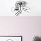 image 2 of BHS Hector Bathroom Ceiling Spotlight Plate | Silver | Chrome | 1