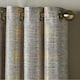 image 2 of Reflect Ring Top Lined Curtains - 117cm x 229cm - Ochre/Silver