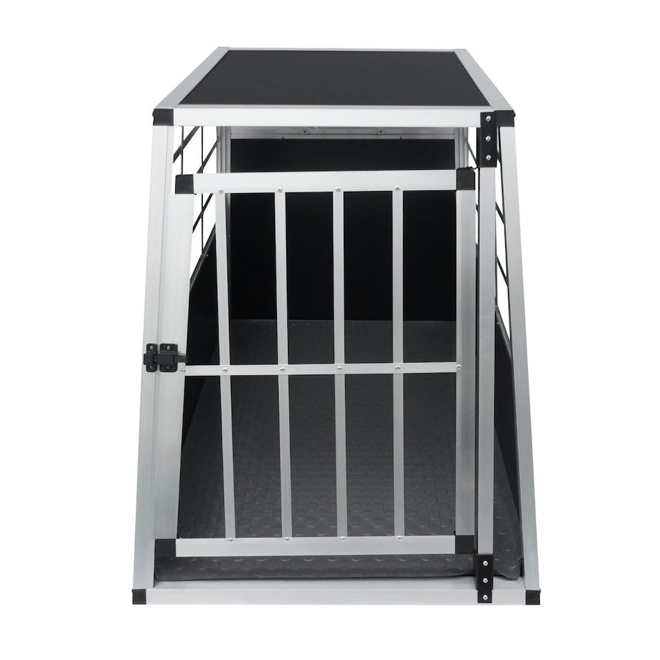 image 1 of Car Dog Pet Crate - Large Single Door Black