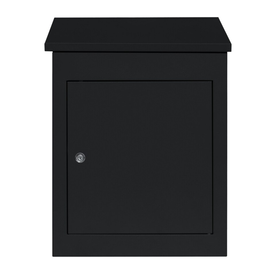 image 1 of Black Anti-Theft Parcel Post Box