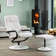 image 6 of Ripley Swivel Recliner and Footstool - Stone