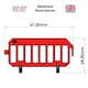 image 4 of Slot Car Trackside Scenery  White Road Barriers x 8 1:32 Scale WASP