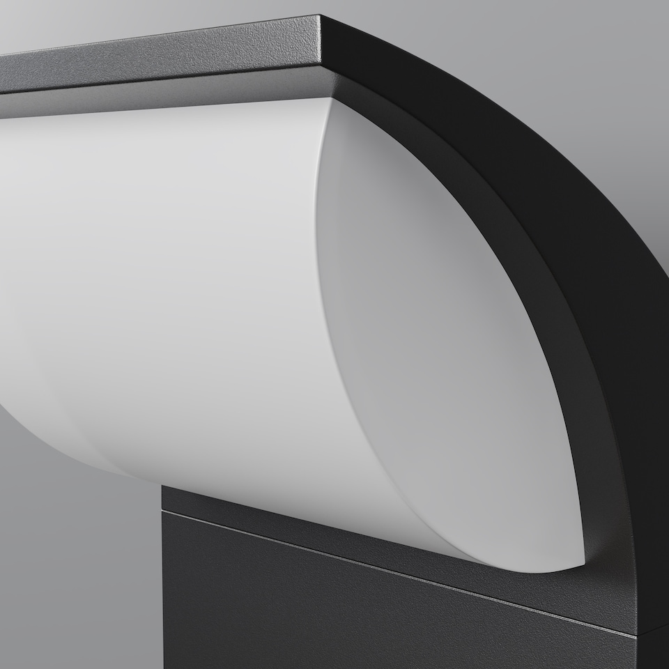 image 1 of Stock Outdoor Wall Down Lamp Graphite 3000K 450lm IP65