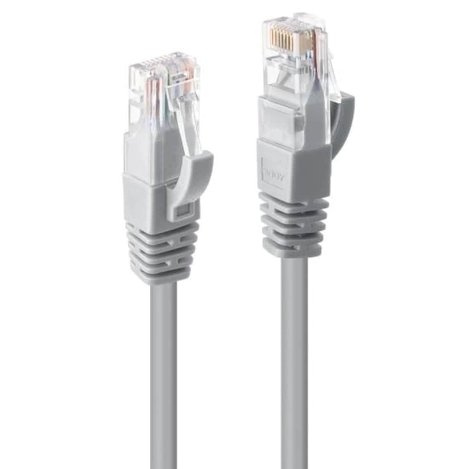 image 1 of 0.5m CAT6 U/UTP Snagless Gigabit Ethernet Cable, Grey