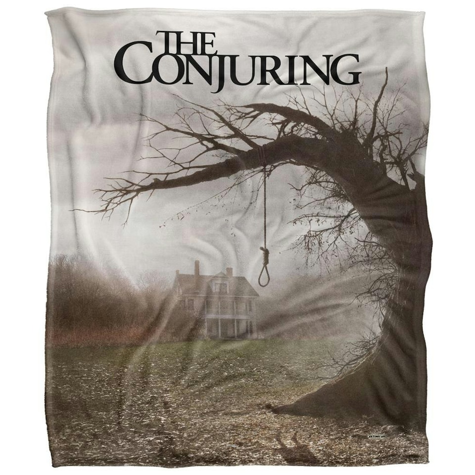 image 1 of The Conjuring Movie Poster Blanket - Multicoloured - One Size