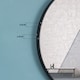 image 5 of Living and Home 70cm Nordic Round Bathroom Wall Mirror | Black | 70cm