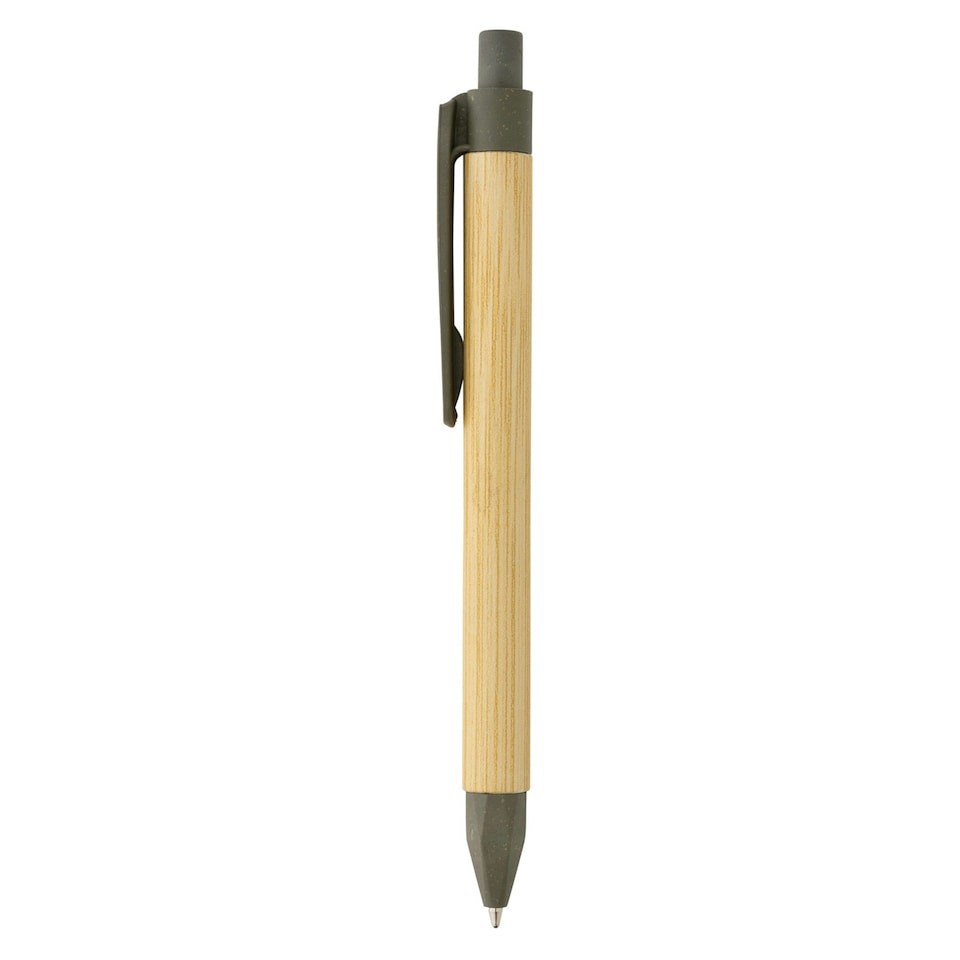 image 1 of XD Collection Write Responsible Barrel Recycled Paper Pen - Green/Brown - One Size