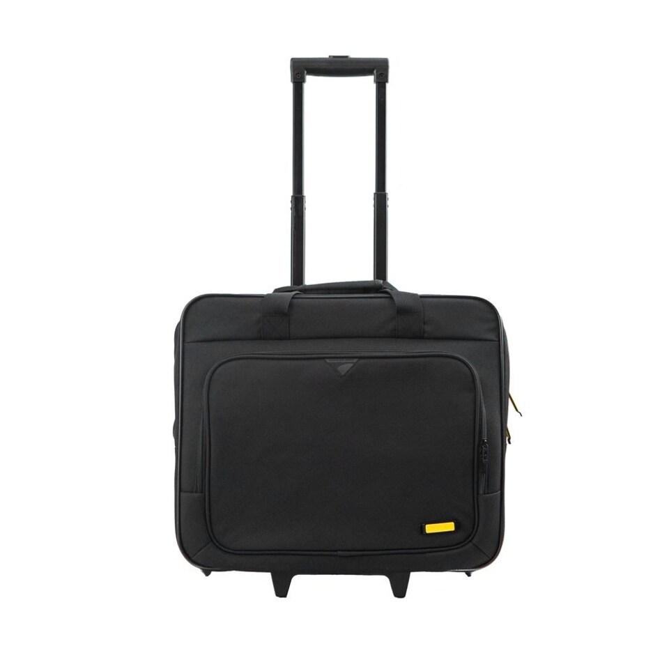 image 1 of 14 to 15.6 Inch Trolley Laptop Briefcase Black