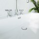 image 4 of Balterley Ceramic Accessories Traditional Oval Overflow Cover | Silver | Chrome