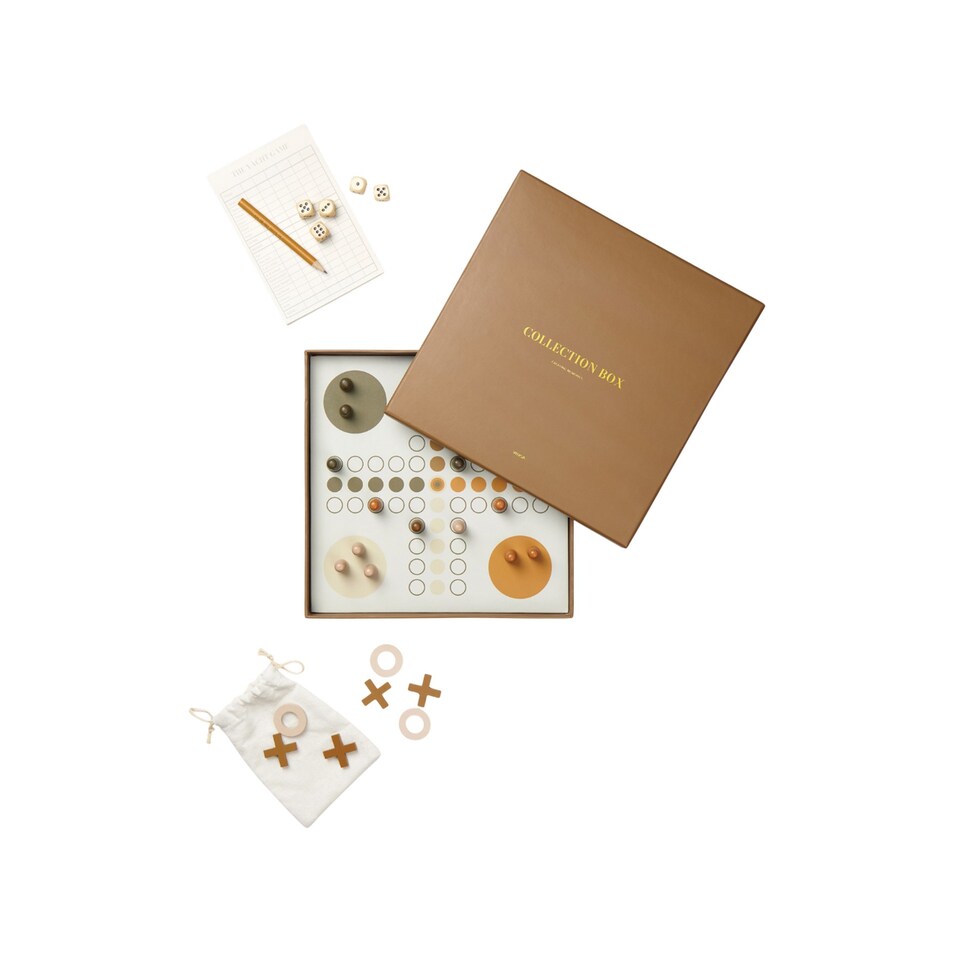 image 1 of Vinga 3 in 1 Brain Training Game | Brown | Brown | 1