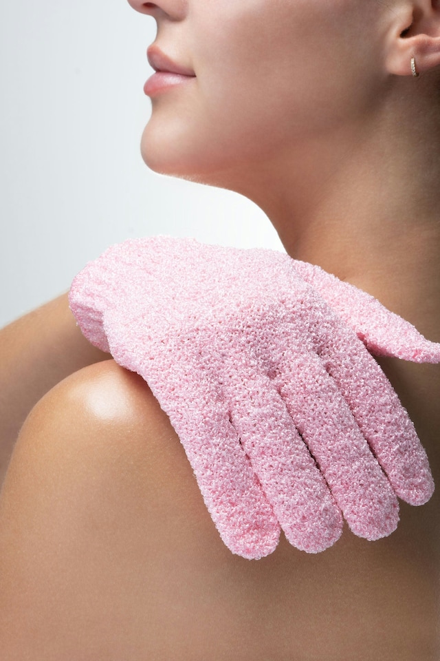image 1 of Brushworks Exfoliating Gloves - 3 Pack