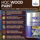 image 4 of HQC Wood Paint - Weatherproof for Fences, Gates, Sheds & Furniture - Racing Green - 5L