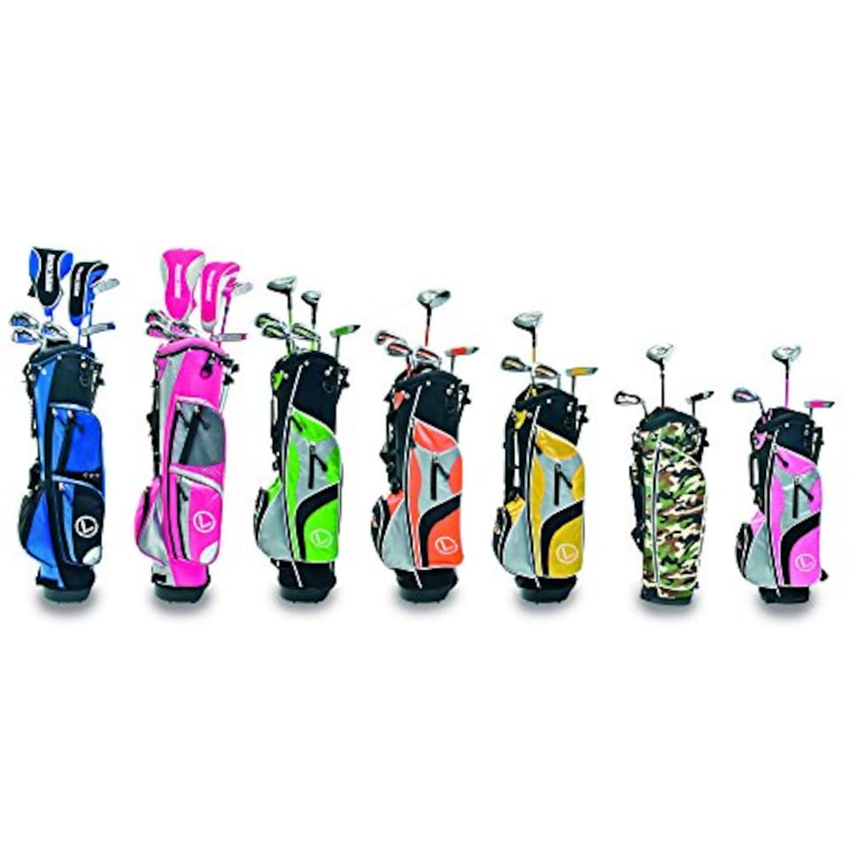 image 1 of Longridge Challenger Cadet Junior Golf Club Set With Stand Bag – Premium Starter Package For Boys & Girls - Lightweight Kids Golf Package