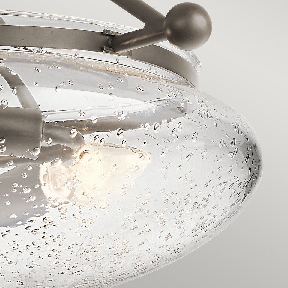 image 1 of Kichler Belle 3 Light Semi-Flush Mount Olde Bronze