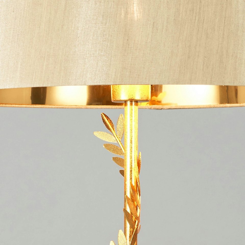 image 1 of BHS Brookby Floor Lamp, Satin Brass