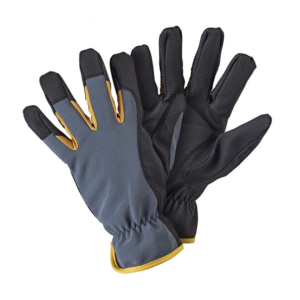 image 1 of Briers Advanced All Weather Gardening Gloves, Grey/Black, Large