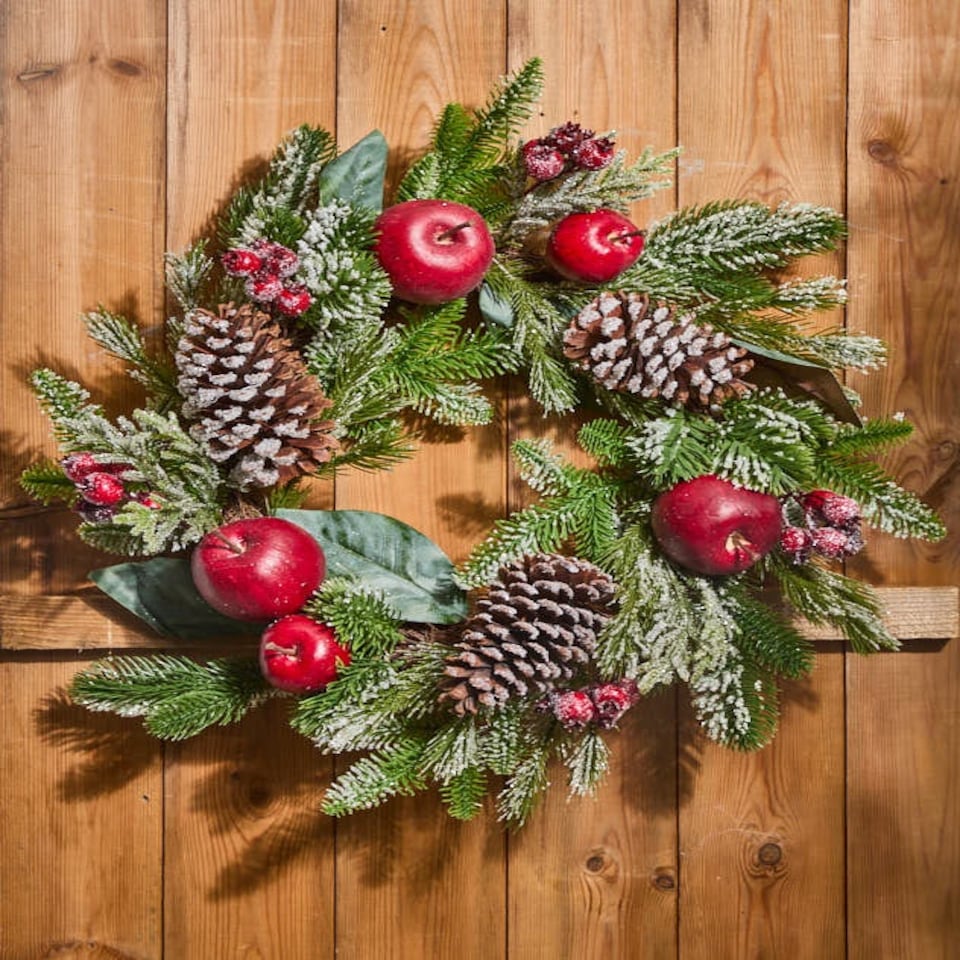 image 1 of XL Apple Wreath - 60cm