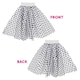 image 5 of White Polka Dot Skirt With Black Dots & Dalmatian Headband And Tail White | XL
