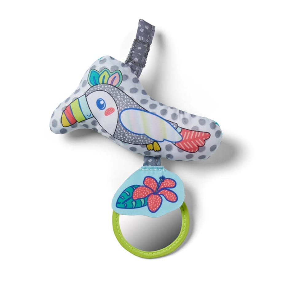 image 1 of Infantino Prop-A-Pillar Tummy Time & Seated Support Pastel