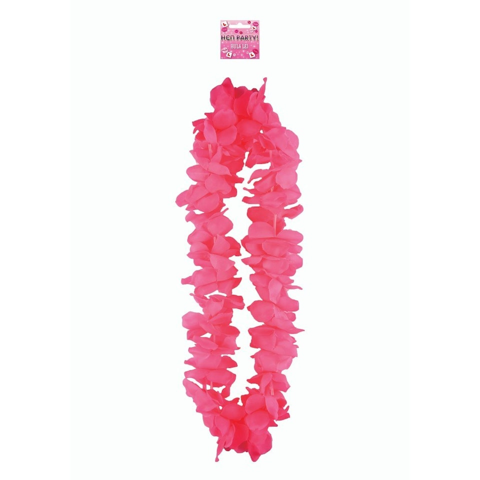 image 1 of Pink Hula Lei Garland (100cm) Hen Party