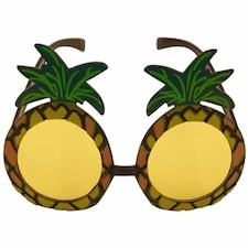 Tropical Pineapple Hawaiian Fancy Dress Glasses