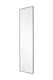 image 3 of Living and Home Modern Slim Frame Full Length Wall Mirror | Black
