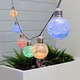 image 5 of Gardenwize Solar Crackle Ball String Lights (10 Piece)