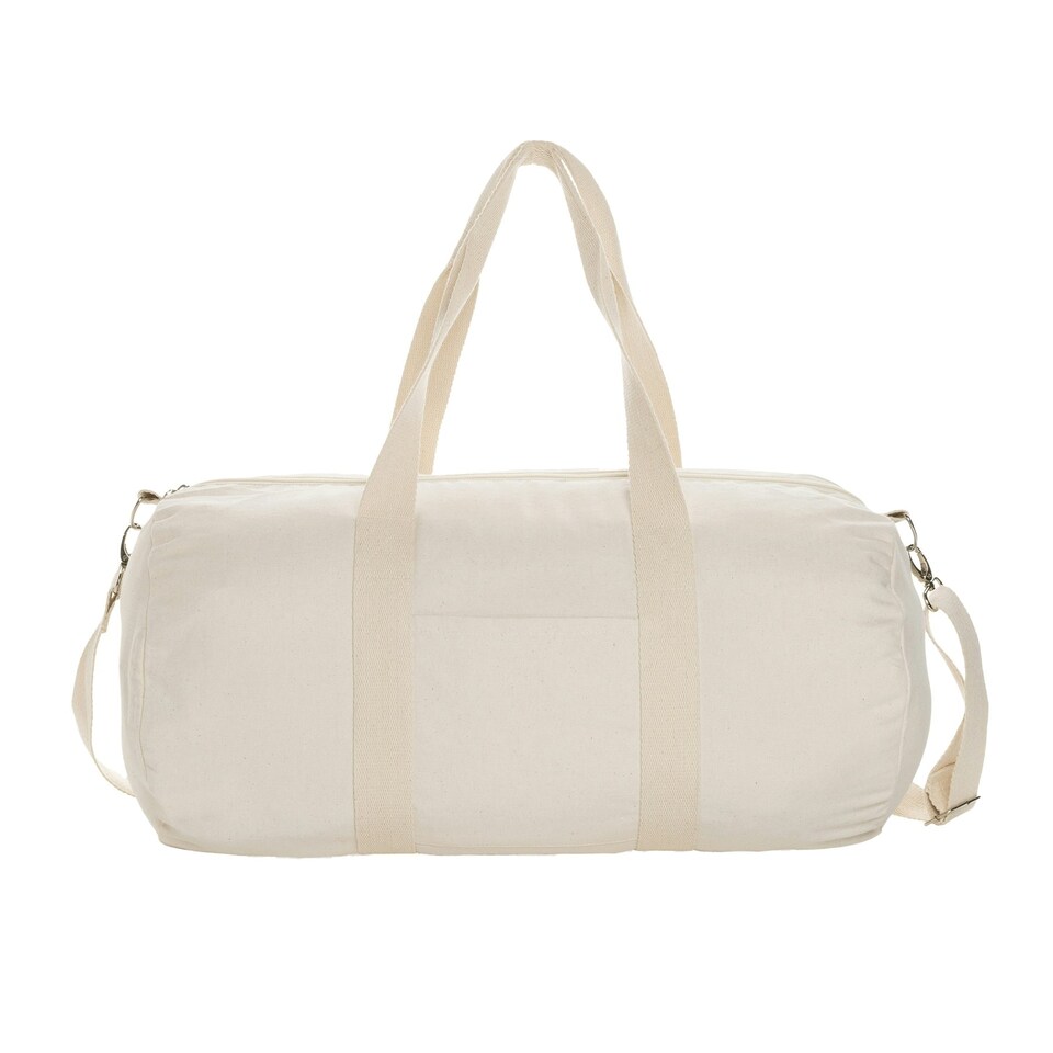image 1 of XD Collection Impact Aware Recycled Canvas Undyed Duffle Bag - Off White - One Size | Cream | One Size