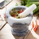 image 4 of Judge White Marble Large Mortar & Pestle 13cm