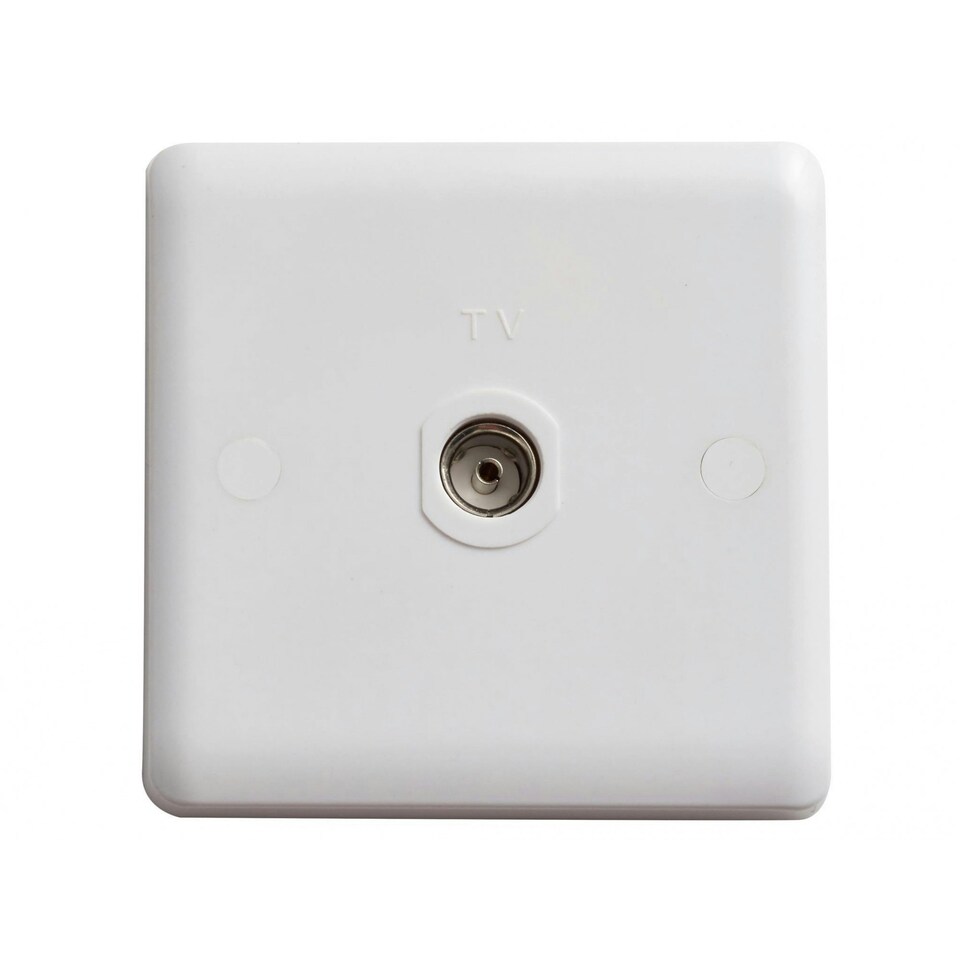 Deta Vimark Single Isolated Co-axial Outlet - Multi Colour - One Size