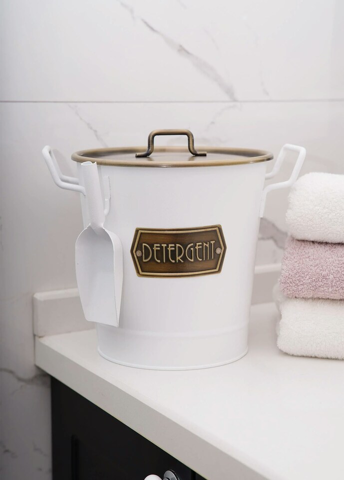 image 1 of White Detergent Storage Box