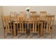 image 3 of Richmond 140-220cm Oak Extending Dining Table and 8 Princeton Chairs | Brown | Brown
