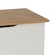 image 7 of Colorado Soft White Ottoman with Oak Veneer Lid - Storage Trunk for Living Room, Bedroom, or Hallway | White | Soft White | One Size | 1