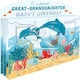 image 1 of Spectacular 3D Under The Sea Great-Granddaughter Birthday Card
