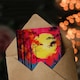 image 3 of Miss You Card Autumn Forest Path Walk Vibrant Sunset Sky